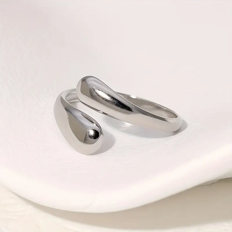 Boho Chic Stainless Steel Ring – Minimalist Elegance for Everyday & Party Wear